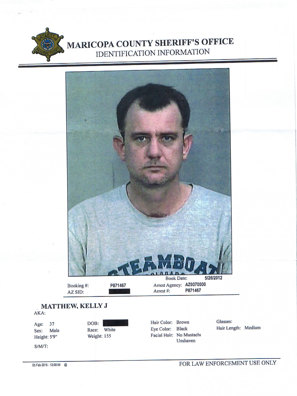 Hawaii County Hawaii Jail Inmates Mugshots Matthew J Kelly - Jail Records and intake booking photo for Extreme DUI